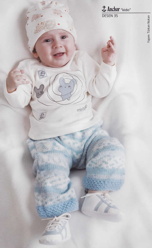 Bebek Örgü Pantolon 